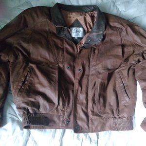 Men's leather jacket